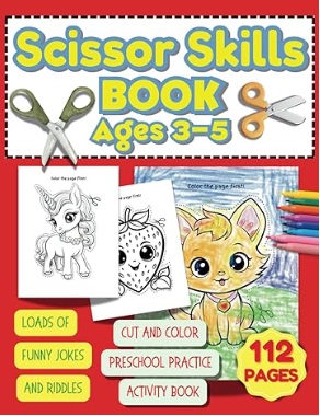 Scissor Skills Book Ages 3-5